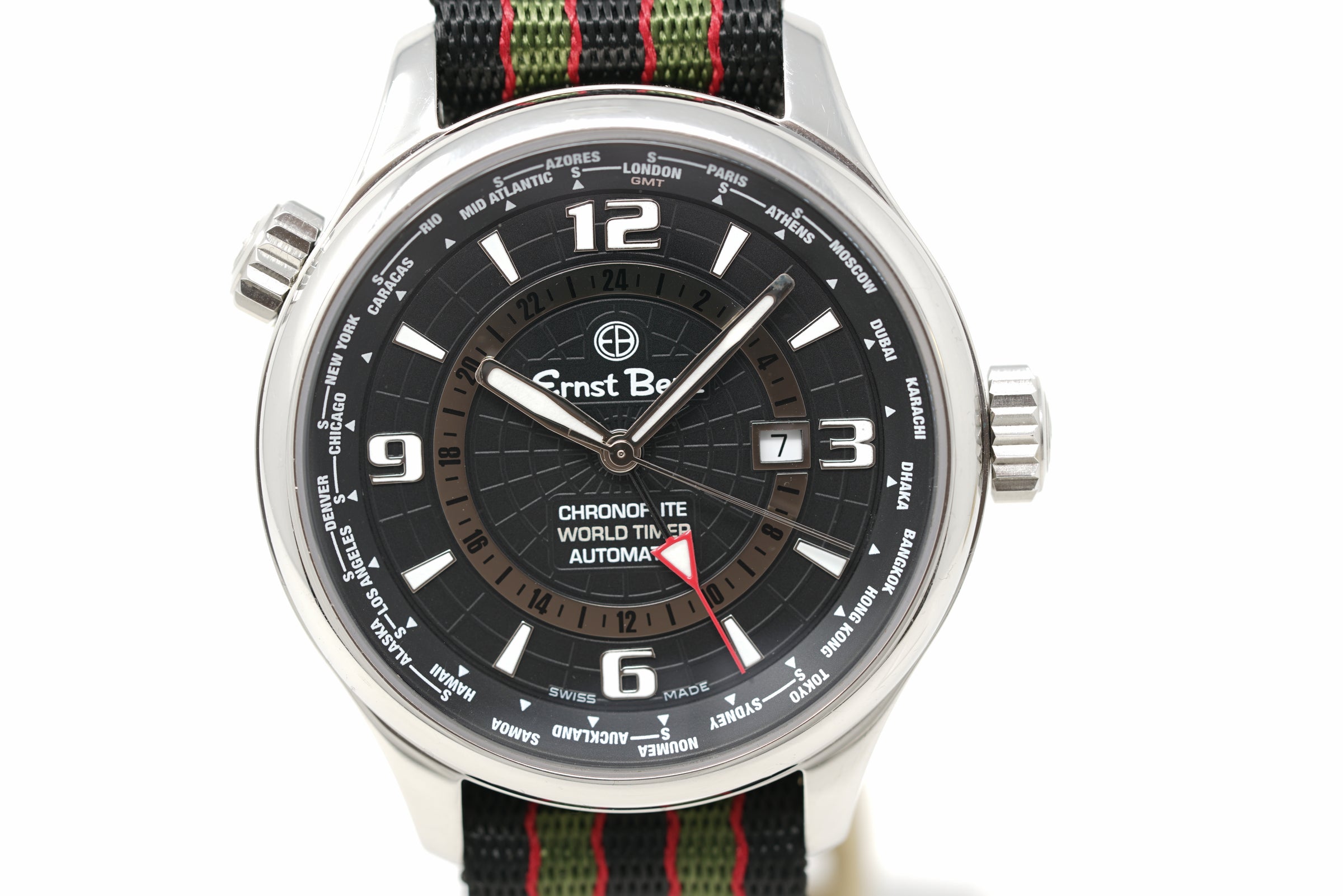 Pre-Owned Ernst Benz Chronoflite World Timer GMT GC10851