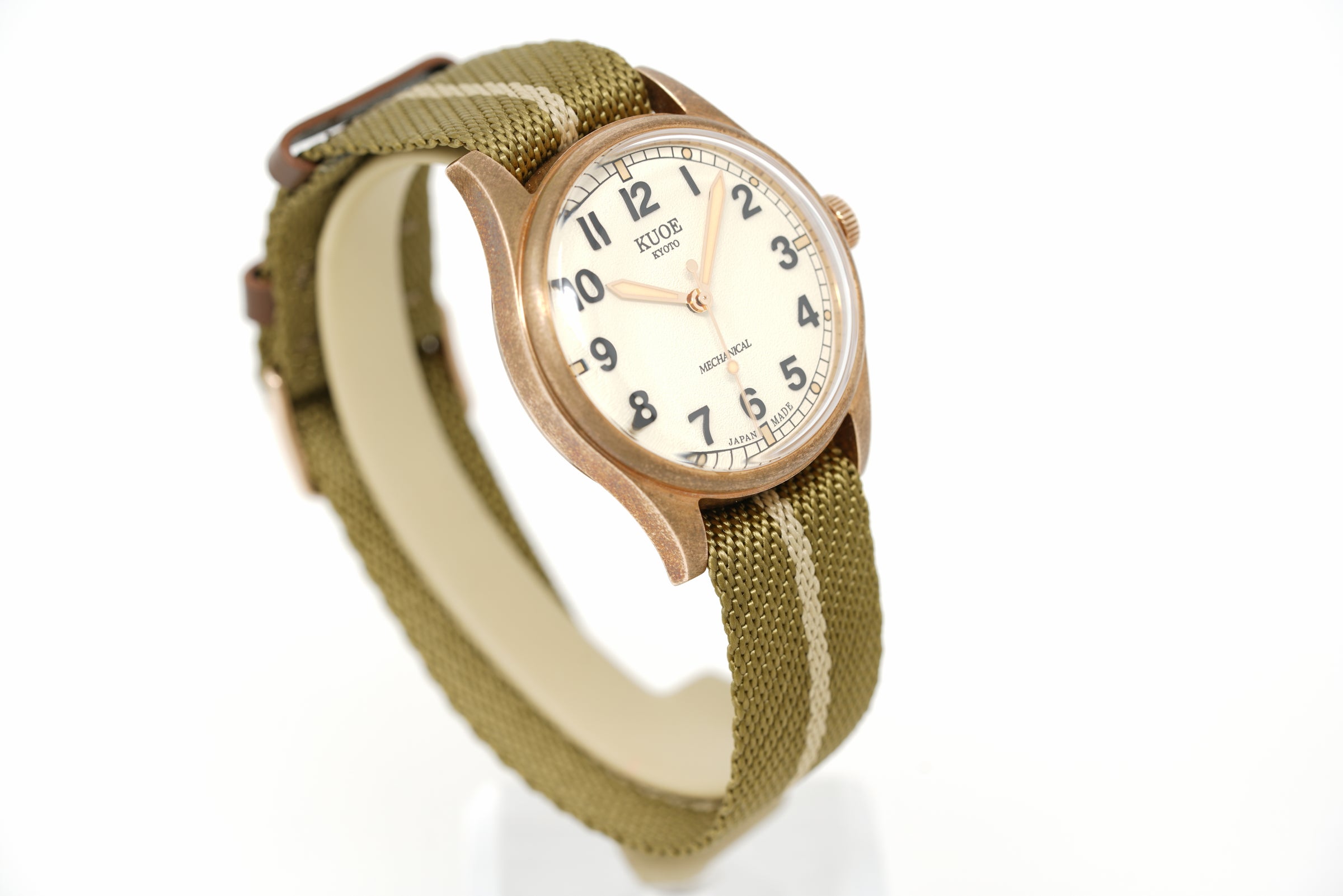 Pre-Owned Kuoe Kyoto OLD SMITH 90-002 38mm Bronze Ivory
