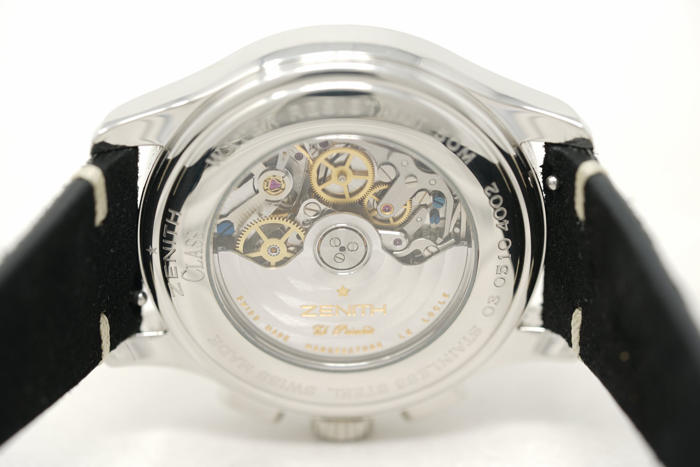 Pre-Owned Zenith Class T El Primero Black Chrono 03.0510.4002/21.C492