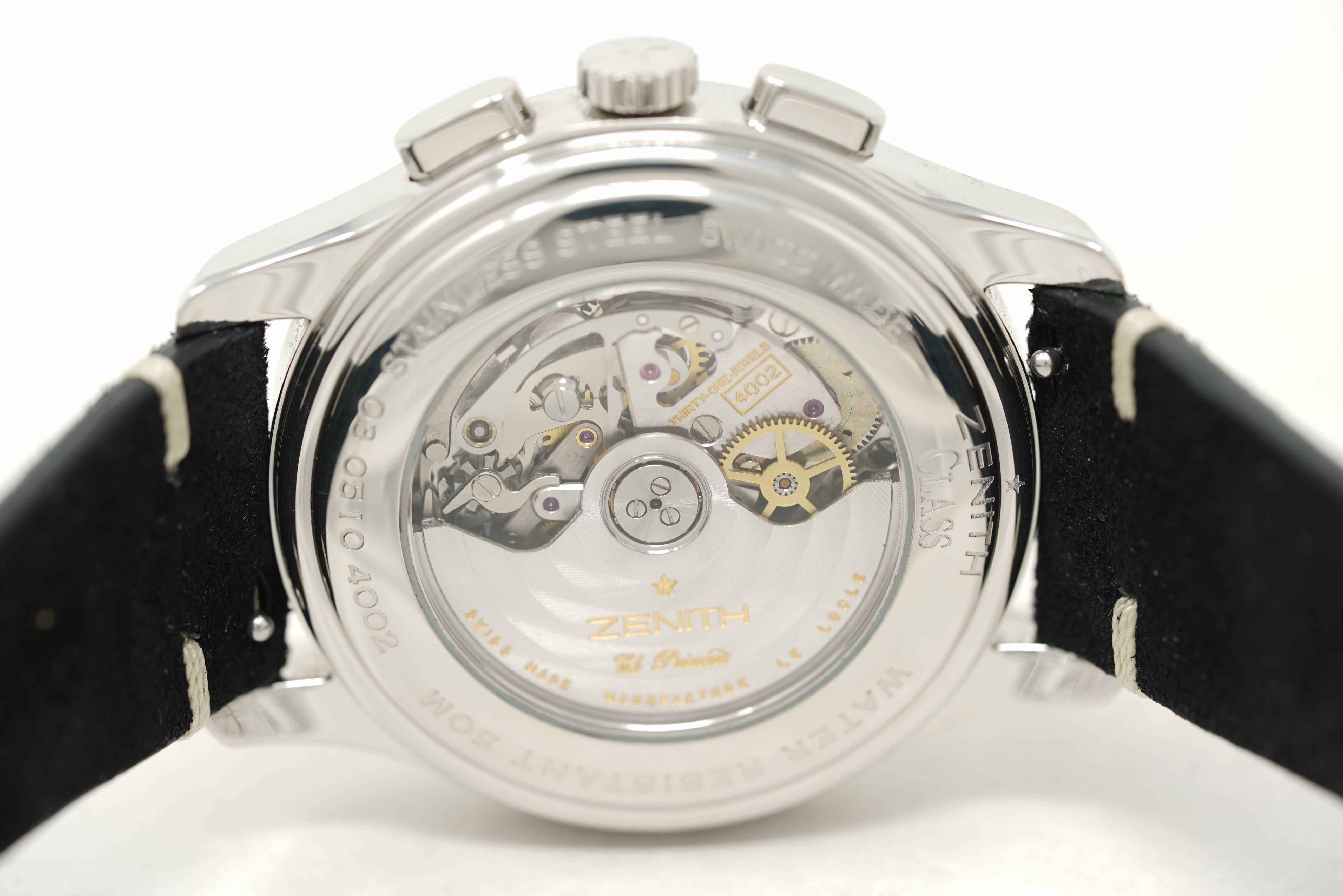 Pre-Owned Zenith Class T El Primero Black Chrono 03.0510.4002/21