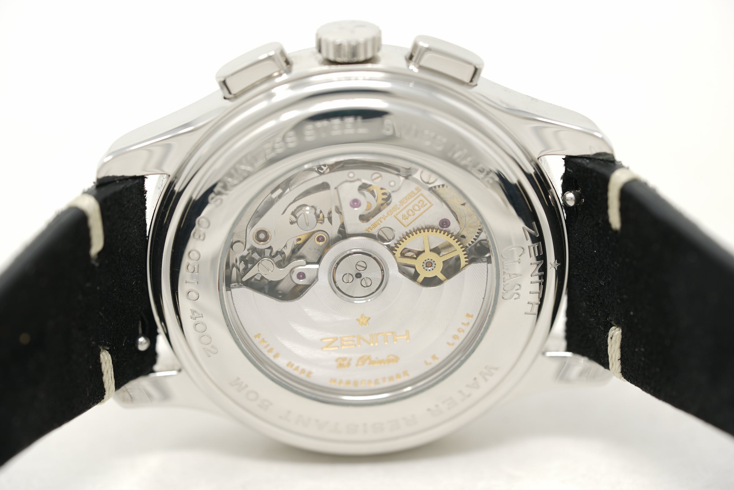 Pre-Owned Zenith Class T El Primero Black Chrono 03.0510.4002/21.C492