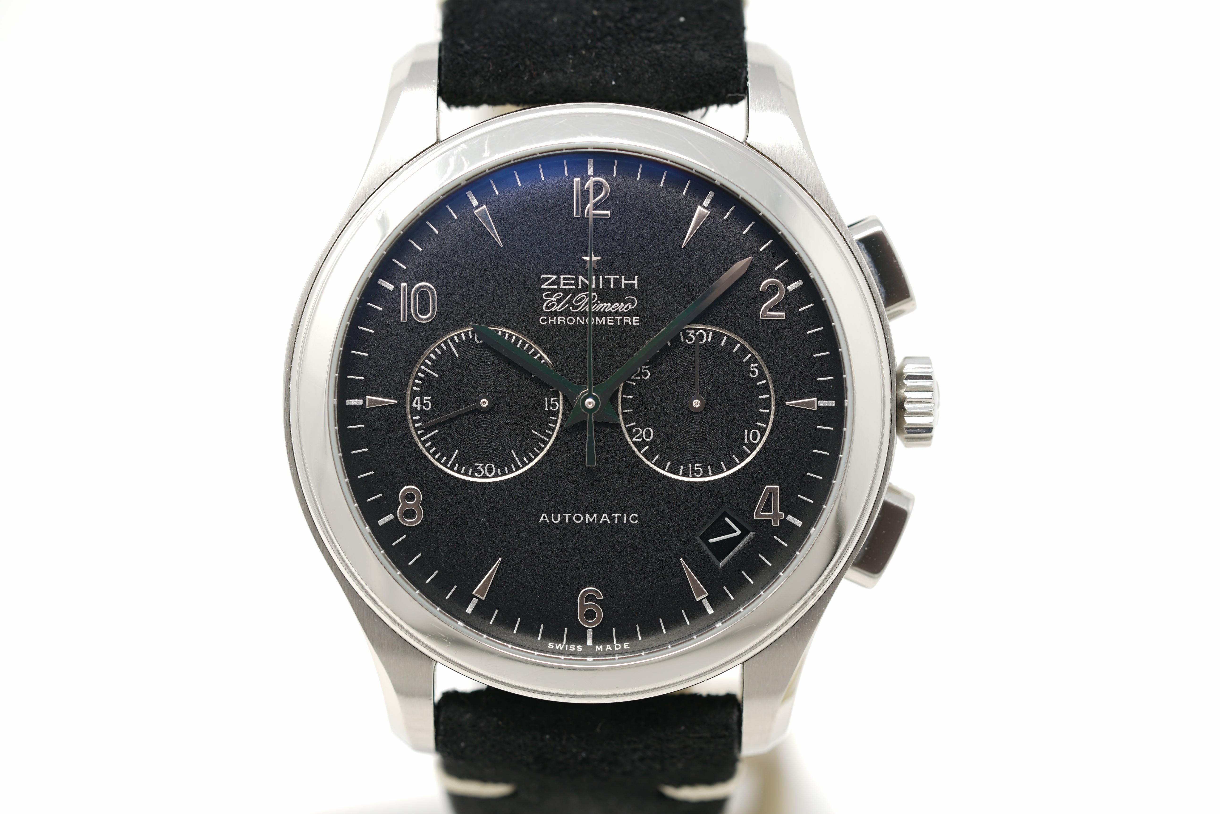 Pre-Owned Zenith Class T El Primero Black Chrono 03.0510.4002/21