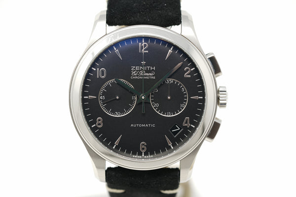 Pre-Owned Zenith Class T El Primero Black Chrono 03.0510.4002/21