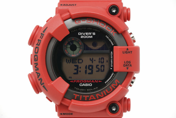 Pre-Owned G-Shock Master of G RED Frogman 30th Anniversary GW8230NT-4