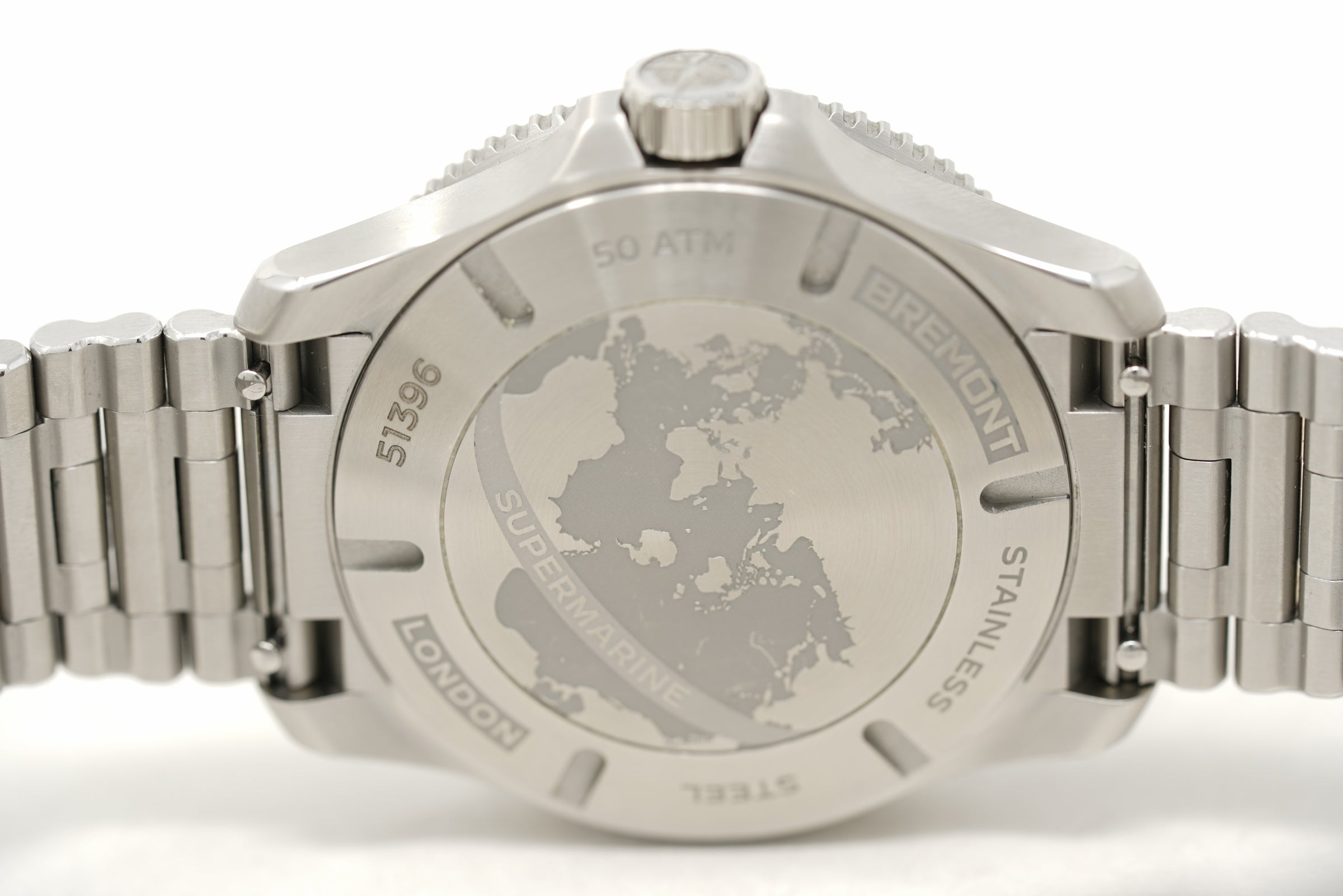 Pre-Owned Bremont Supermarine 500 SM43-DT-SS-BK-B