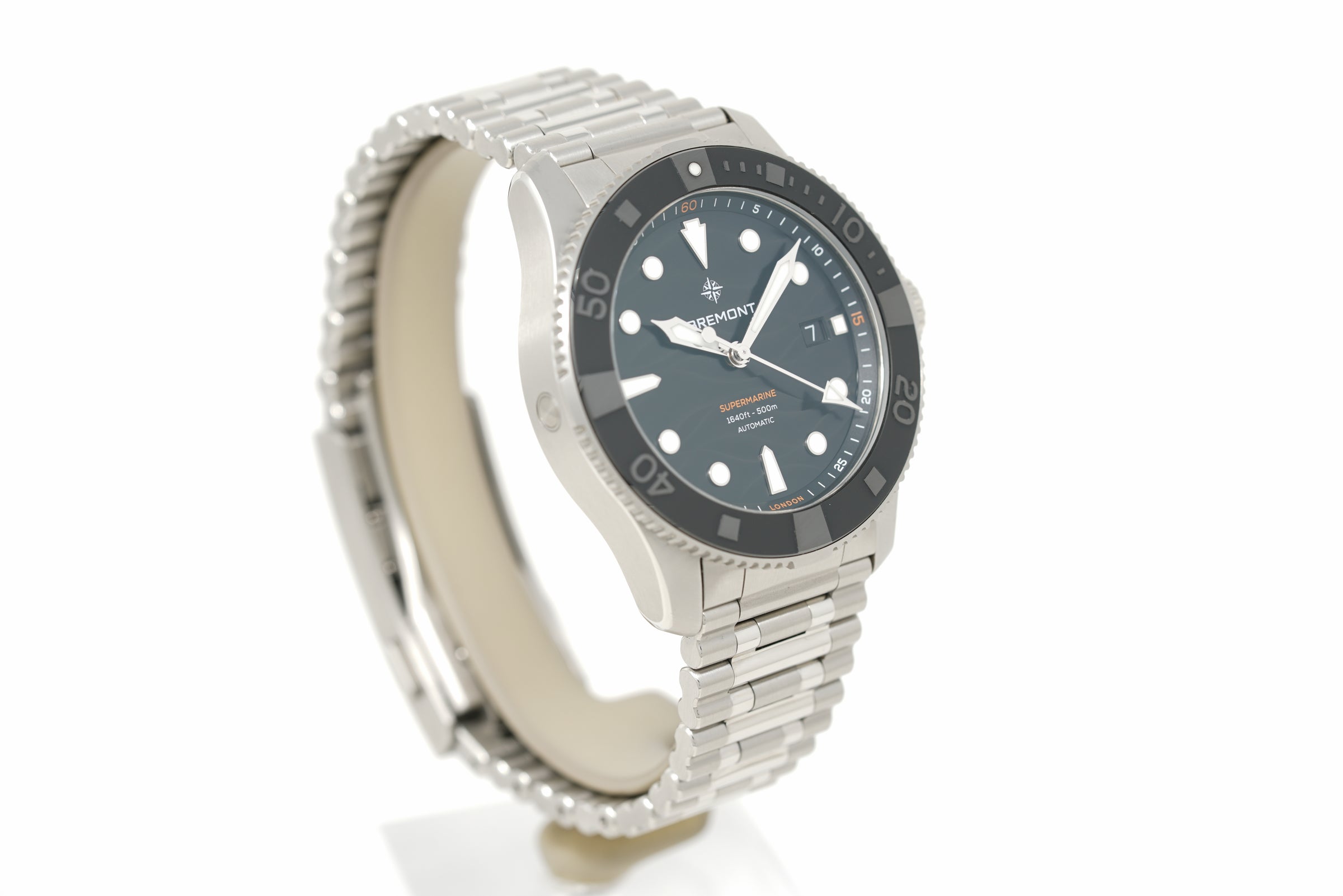 Pre-Owned Bremont Supermarine 500 SM43-DT-SS-BK-B