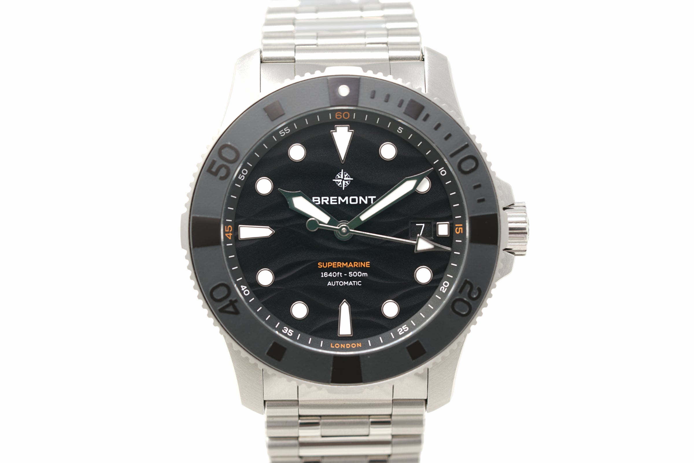 Pre-Owned Bremont Supermarine 500 SM43-DT-SS-BK-B
