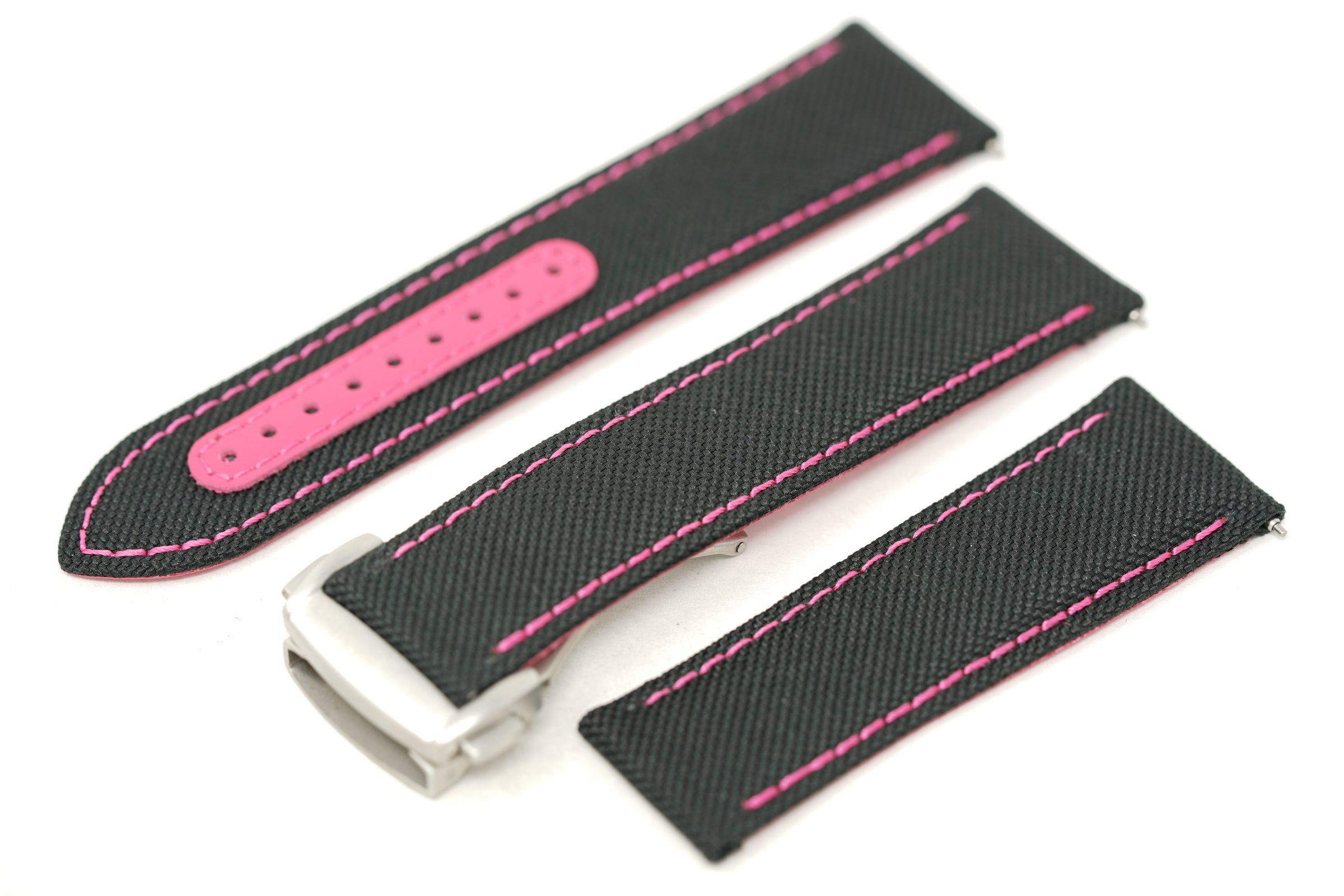 Pre-Owned Islander x StrapHabit x Brodinkee "MWP" (Men Wear Pink) Charity #ISL-342