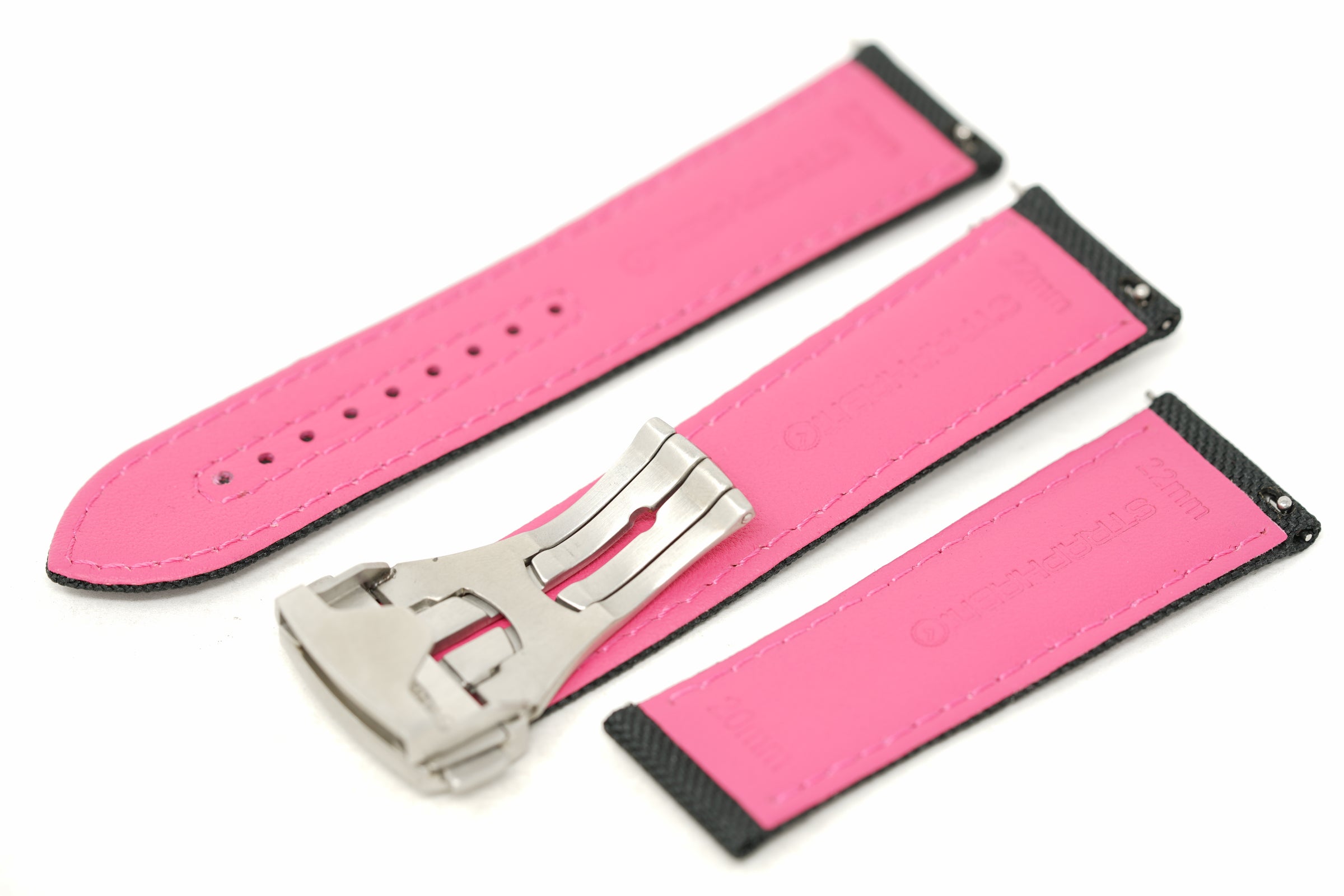 Pre-Owned Islander x StrapHabit x Brodinkee "MWP" (Men Wear Pink) Charity #ISL-342