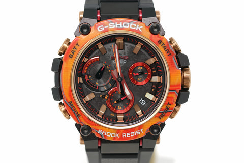 Pre-Owned G-Shock MT-G 40th Anniversary Flare Red MTGB3000FR-1A