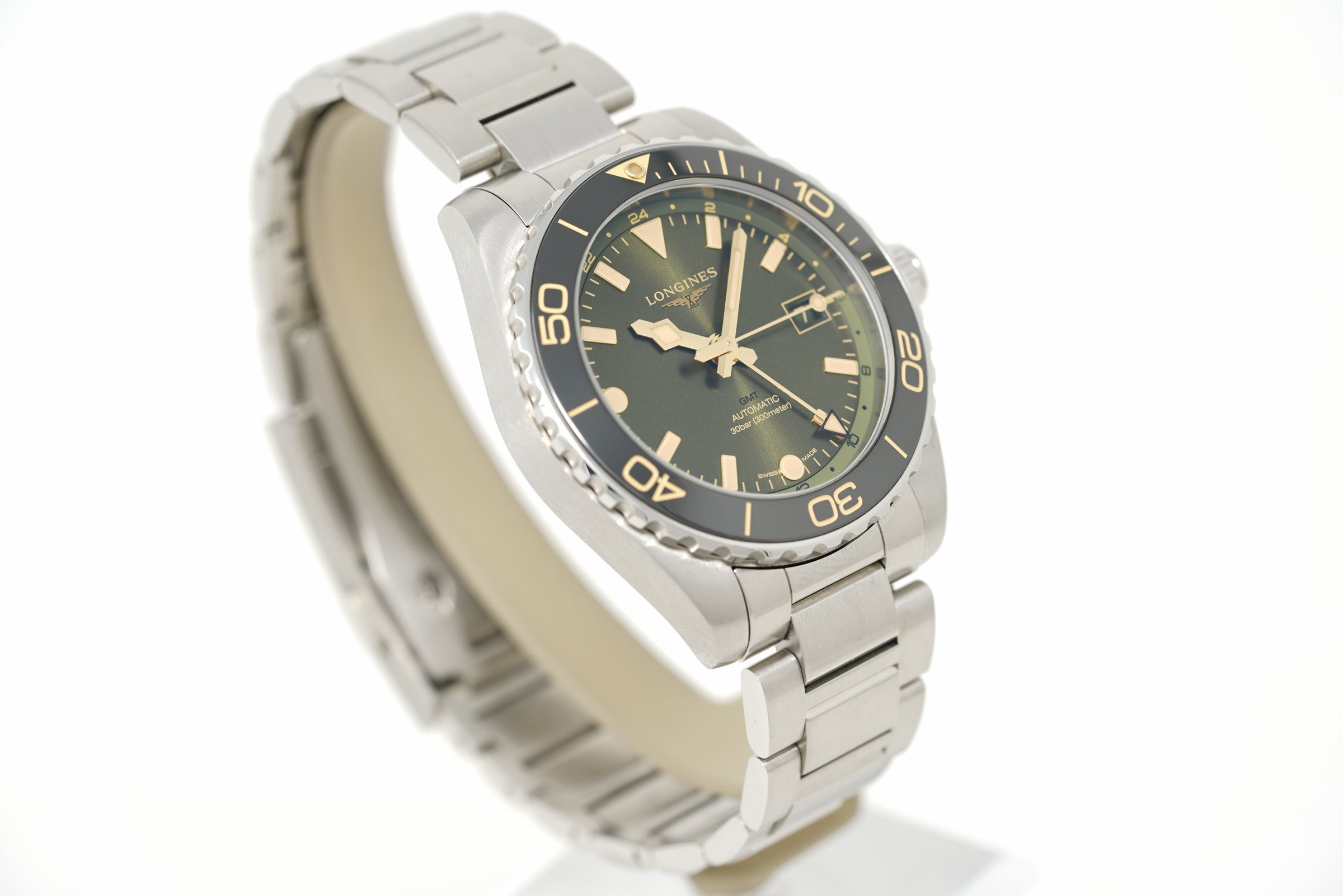 Pre-Owned Longines HydroConquest GMT L3.790.4.06.2