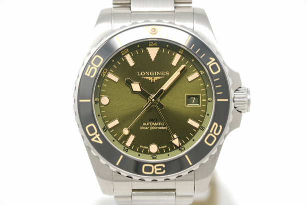 Pre-Owned Longines HydroConquest GMT L3.790.4.06.2