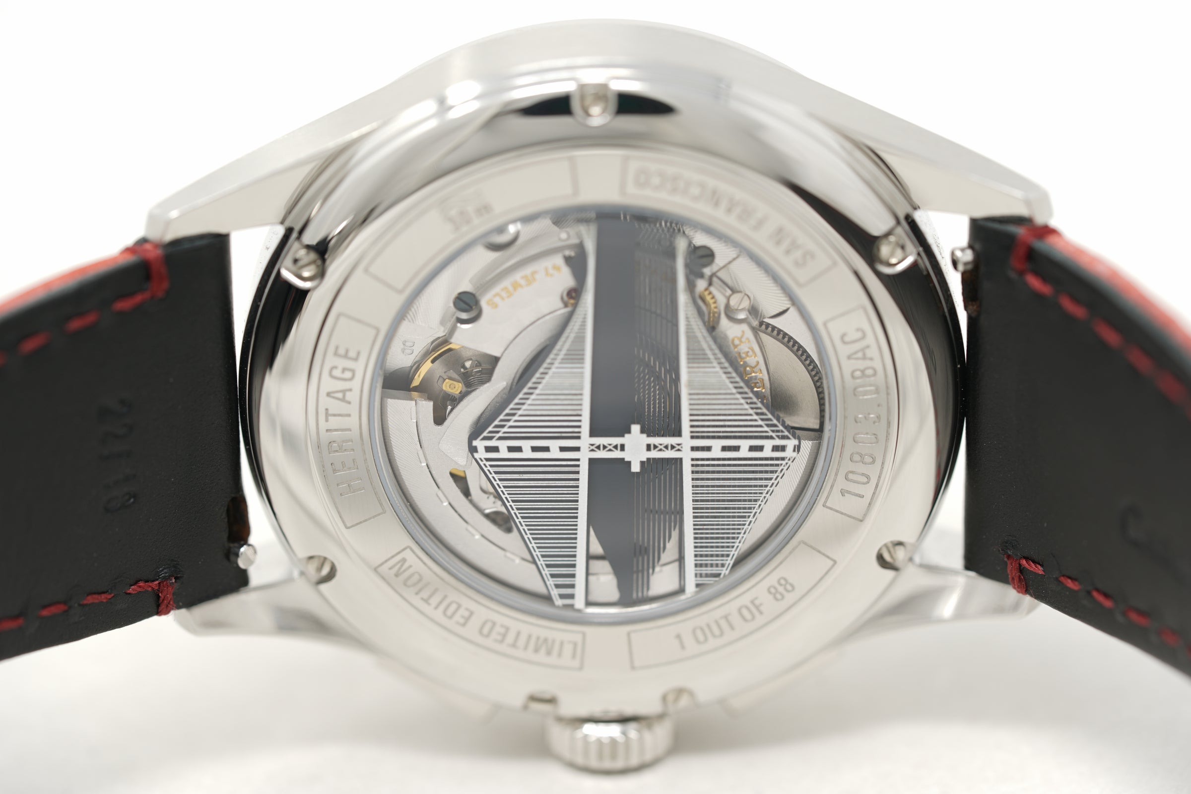 Pre-Owned Carl F. Bucherer Heritage BiCompax Annual Hometown Edition San Francisco 00.10803.08.92.74