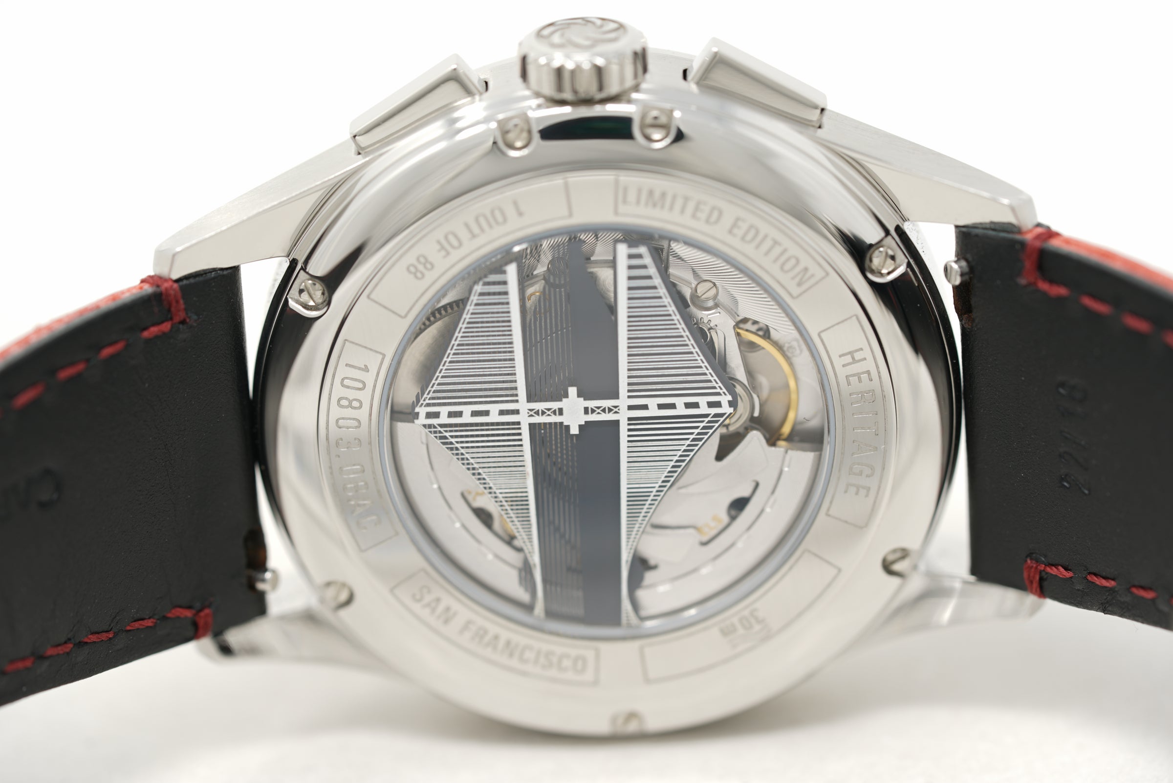 Pre-Owned Carl F. Bucherer Heritage BiCompax Annual Hometown Edition San Francisco 00.10803.08.92.74