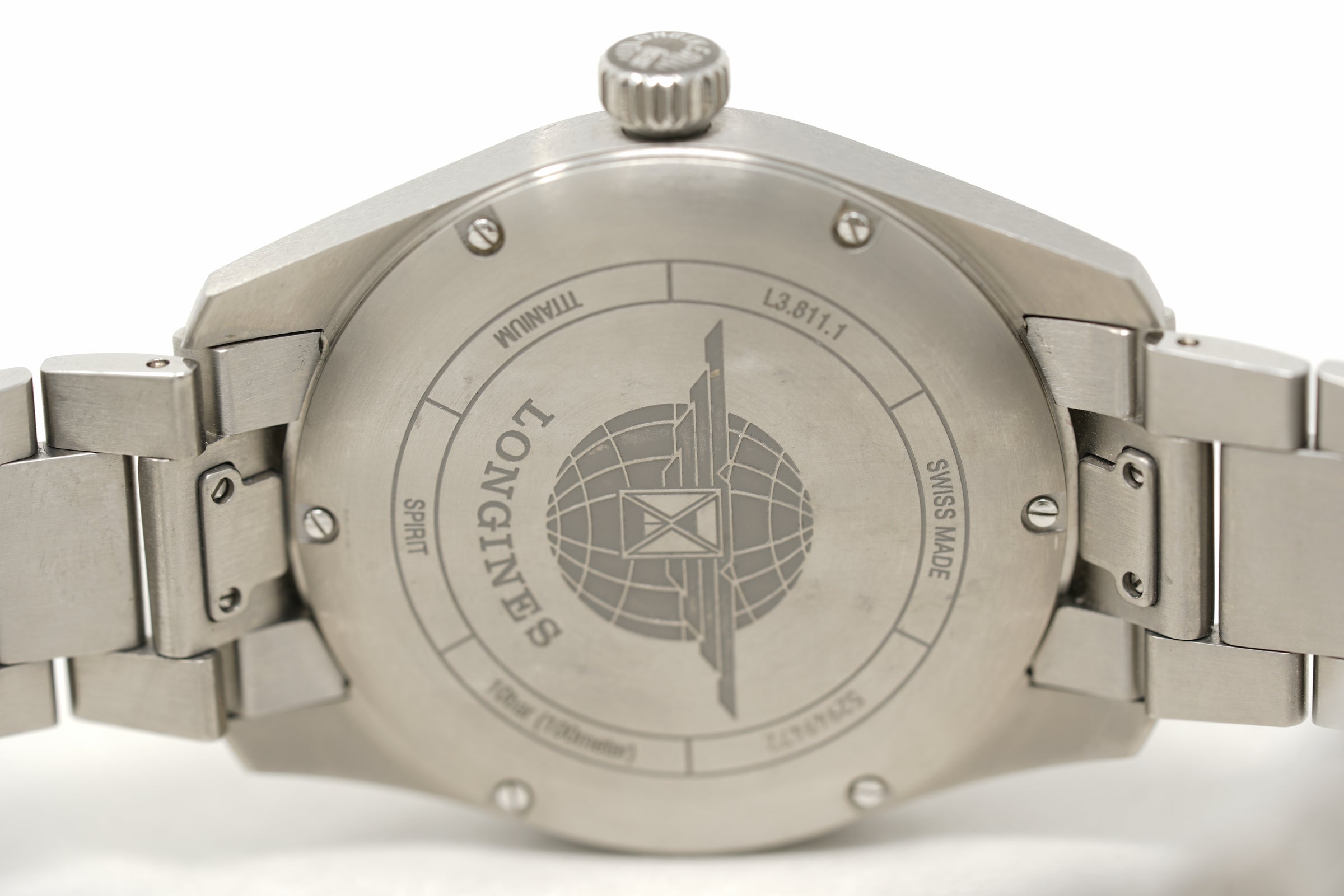 Pre-Owned Longines Spirit Automatic 42mm Titanium L3.811.1.53.6