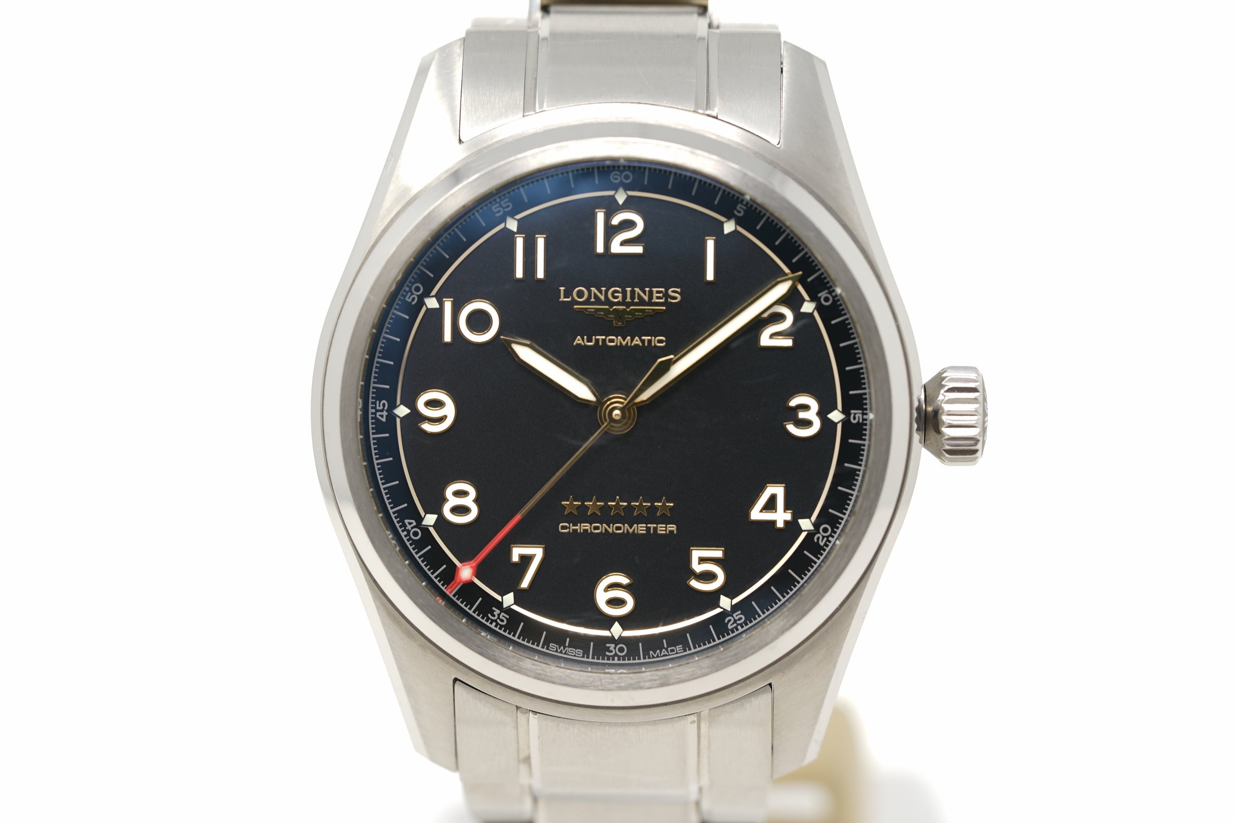 Pre-Owned Longines Spirit Automatic 42mm Titanium L3.811.1.53.6