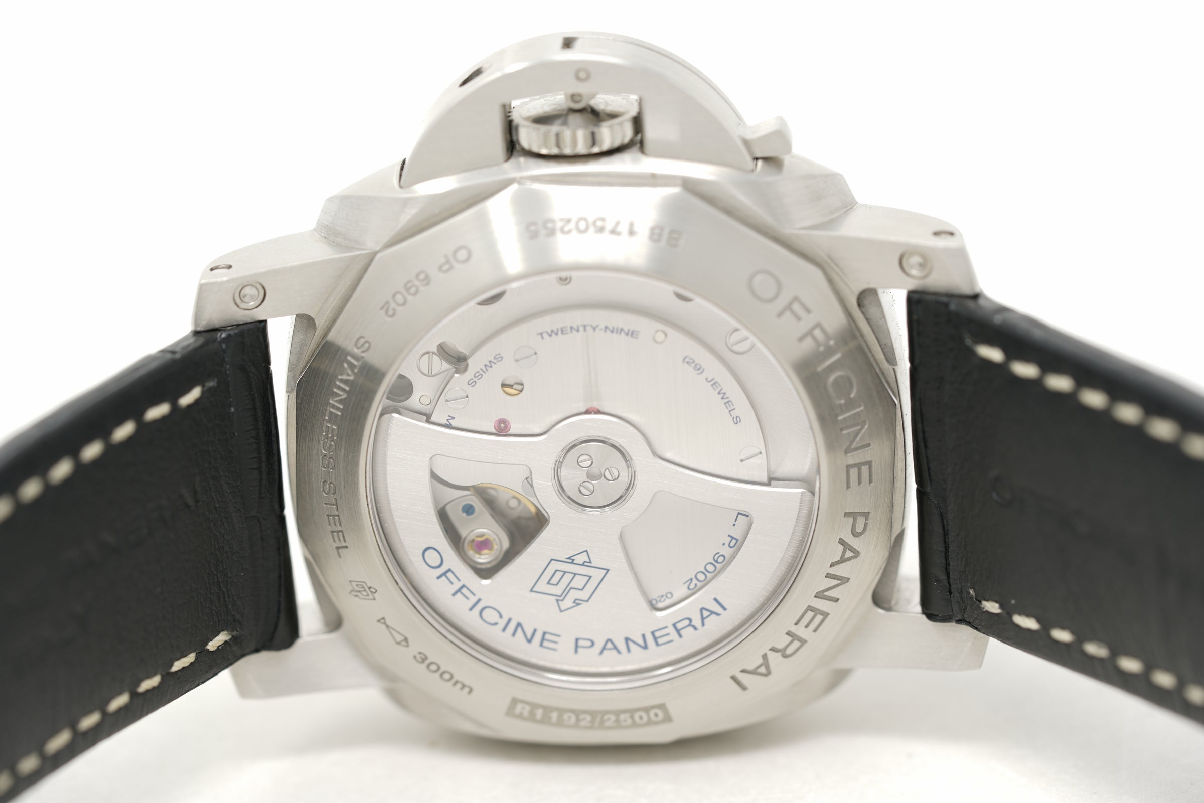 Pre-Owned Panerai Luminor 1950 3 Days GMT Acciaio PAM00321 R Series