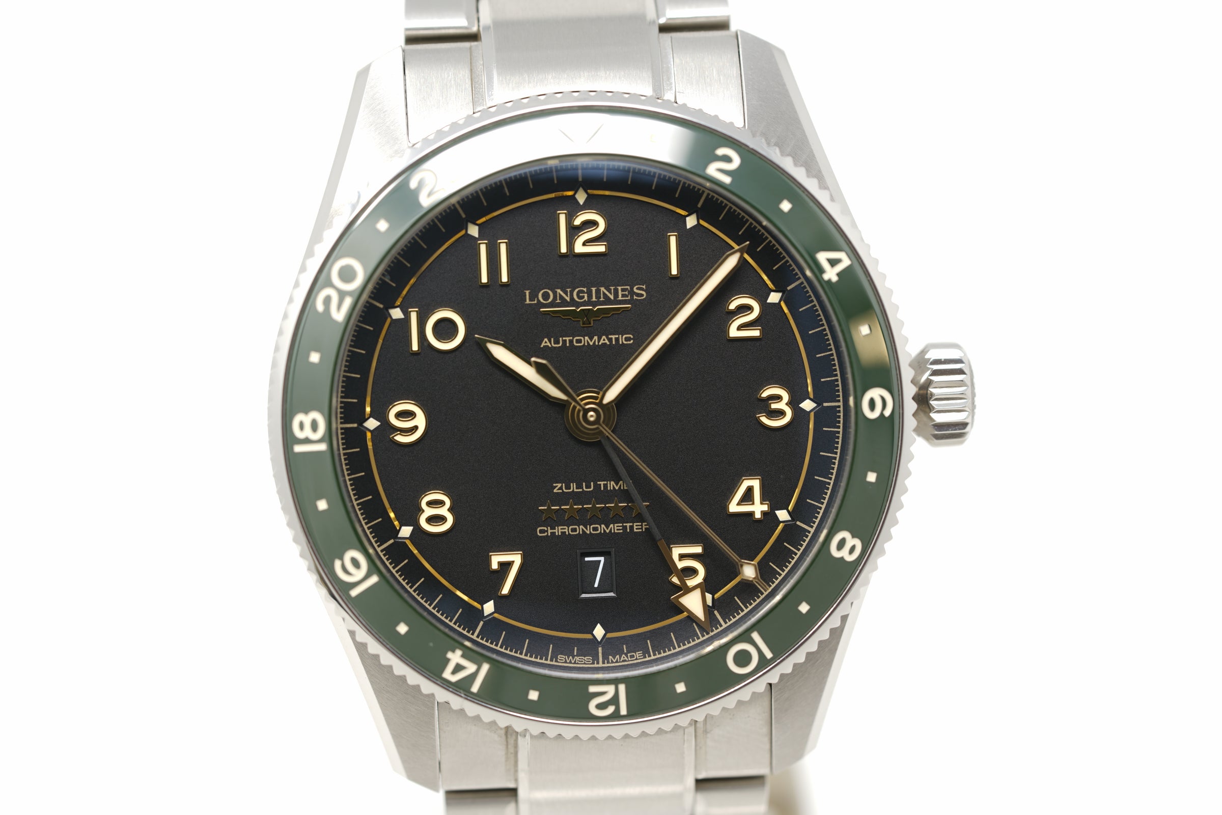 Pre-Owned Longines Spirit Zulu Time L3.812.4.63.6