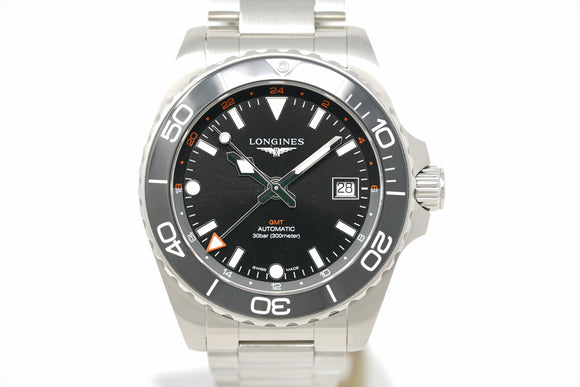 Pre-Owned Longines Hydroconquest GMT L3.790.4.56.6