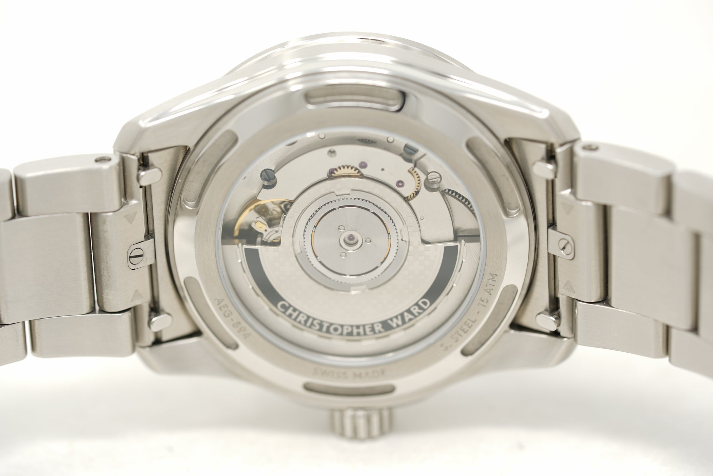 Pre-Owned Christopher Ward C63 Sealander GMT 36 White C63-36AGM3-S00W0