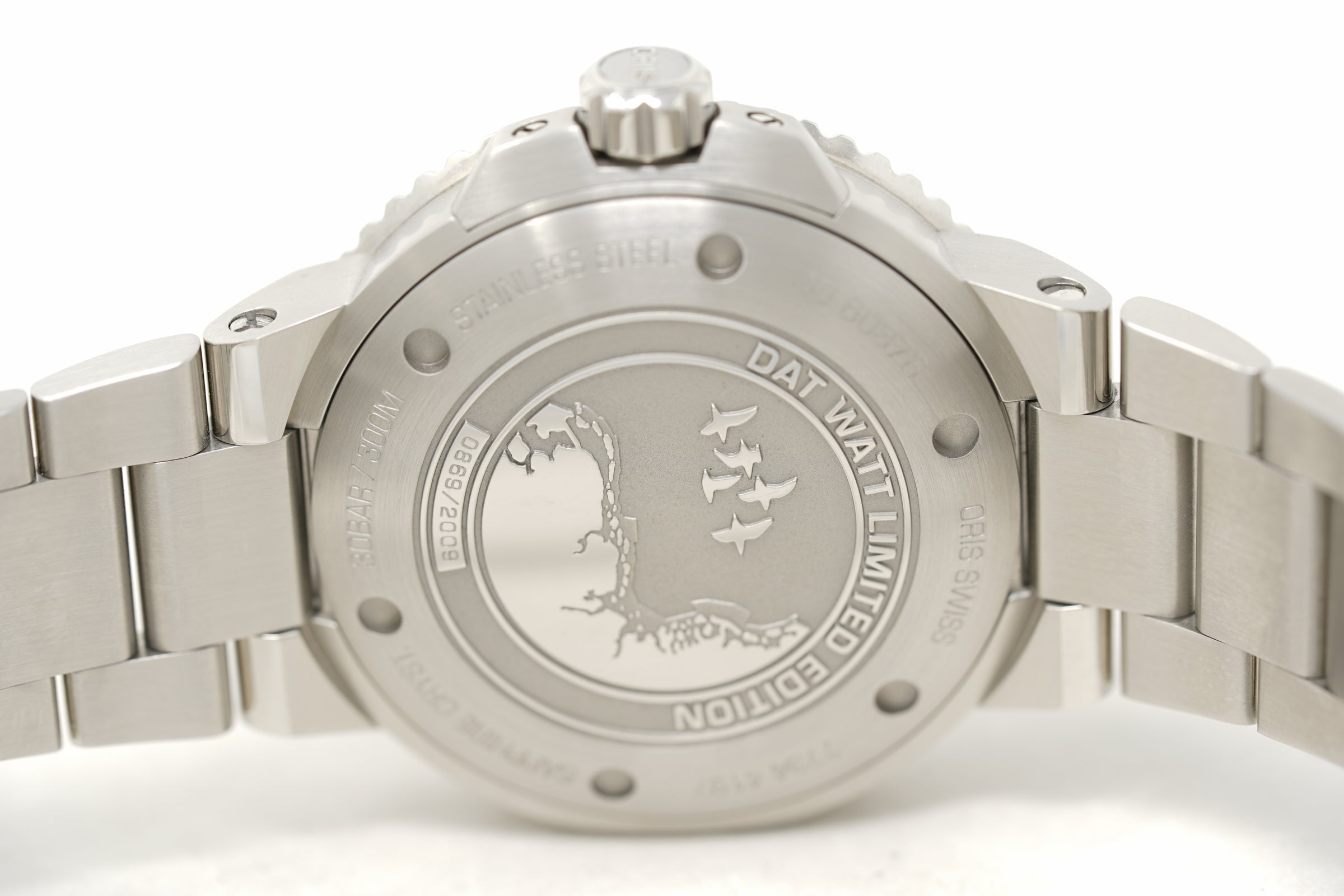 Pre-Owned Oris Aquis Dat Watt Limited Edition II 01 743 7734 4197-Set