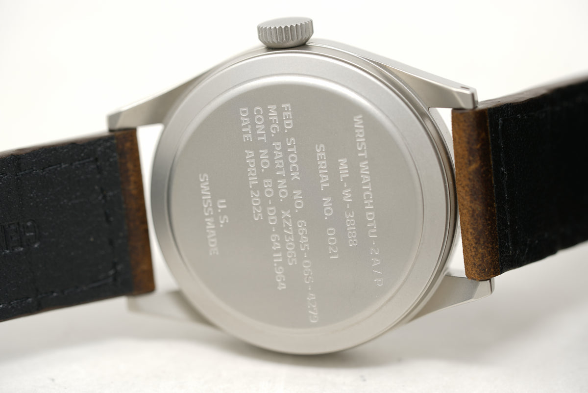 Pre-Owned Benrus Swiss Automatic Military 34mm DTU-2A/P