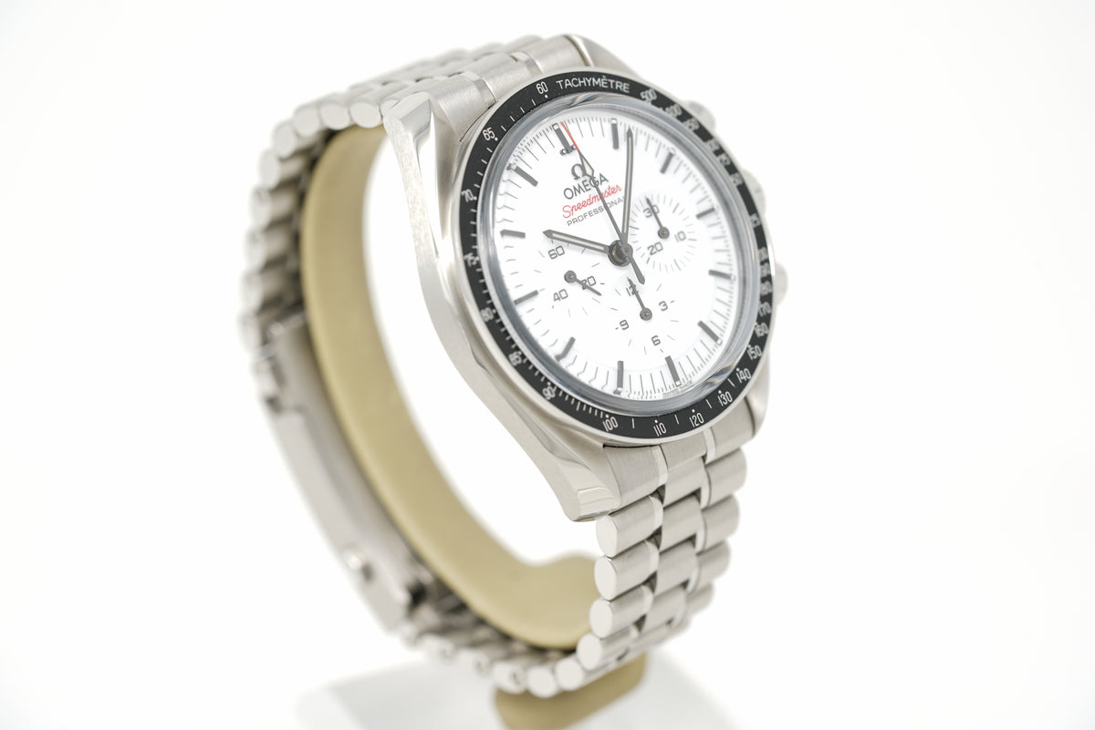 Pre-Owned Omega Moonwatch Professional Speedmaster White Dial 310.30.42.50.04.001