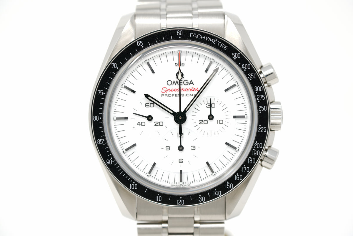 Pre-Owned Omega Moonwatch Professional Speedmaster White Dial 310.30.42.50.04.001