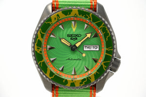 Pre-Owned Seiko 5 Sports STREET FIGHTER V Limited Blanka SRPF23