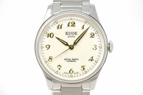 Pre-Owned Kuoe Kyoto Royal Smith Breguet Numerals Silver Case Ivory Dial 90-006