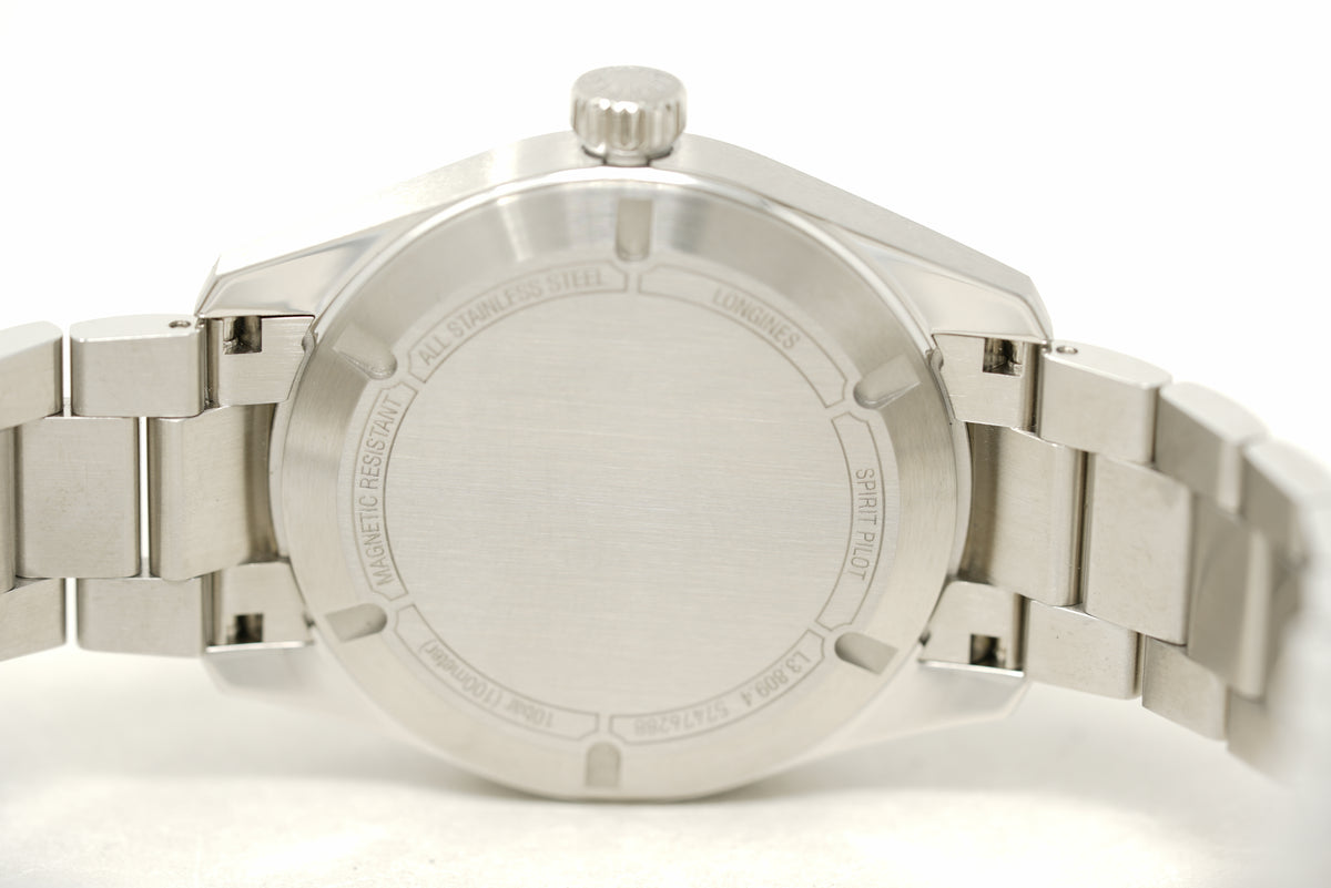 Pre-Owned Longines Spirit Pilot L3.809.4.53.6