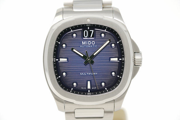 Pre-Owned Mido Multifort TV Big Date M049.526.17.041.00