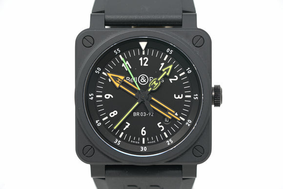 Pre-Owned Bell & Ross BR0392 RADIOCOMPASS BR0392-RCO-CE/SRB