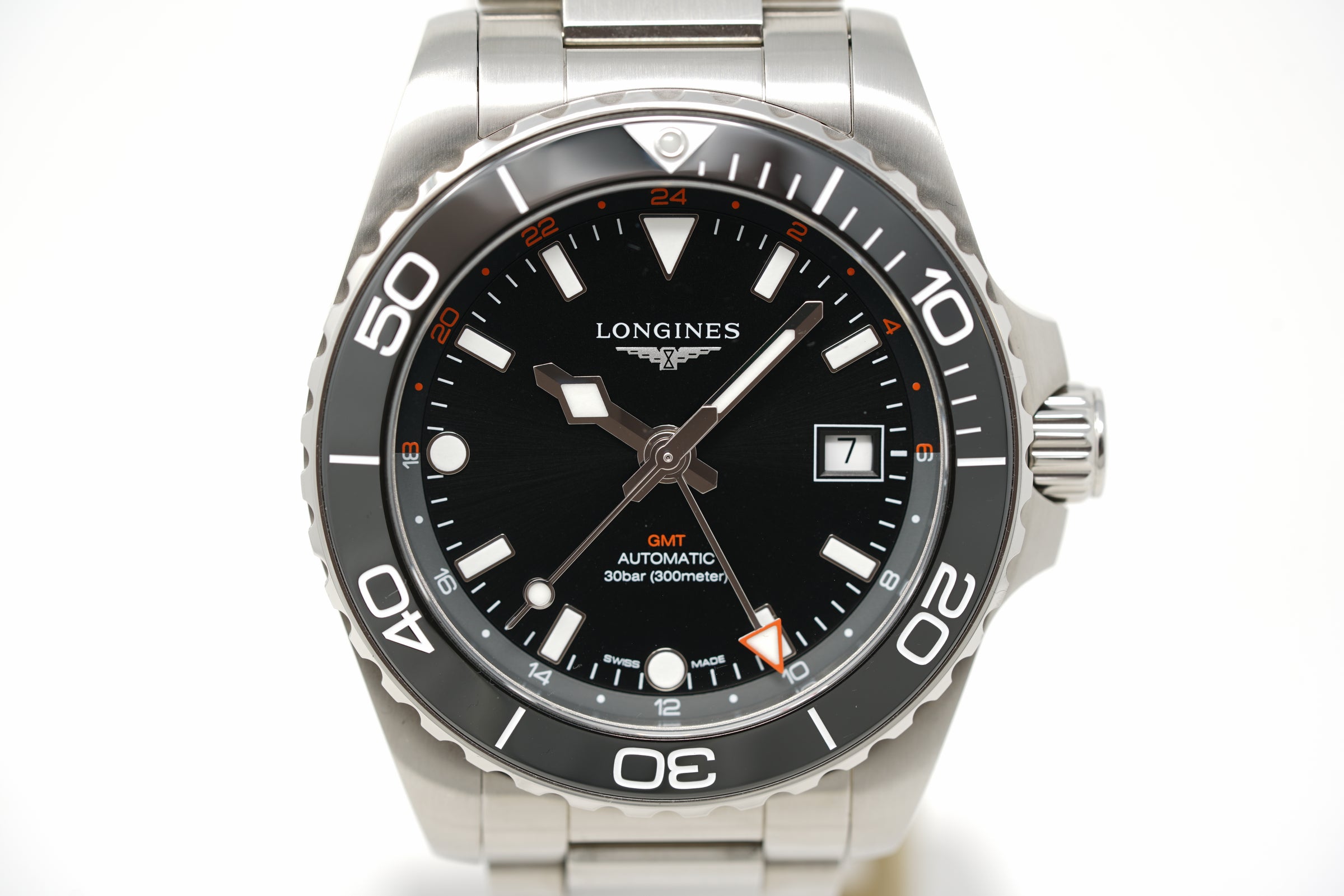 Pre-Owned Longines HydroConquest GMT L3.790.4.56.6