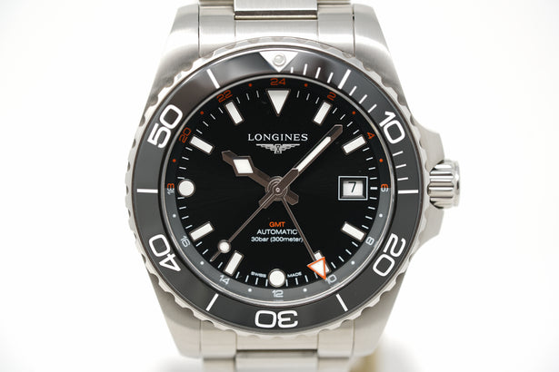 Pre-Owned Longines HydroConquest GMT L3.790.4.56.6