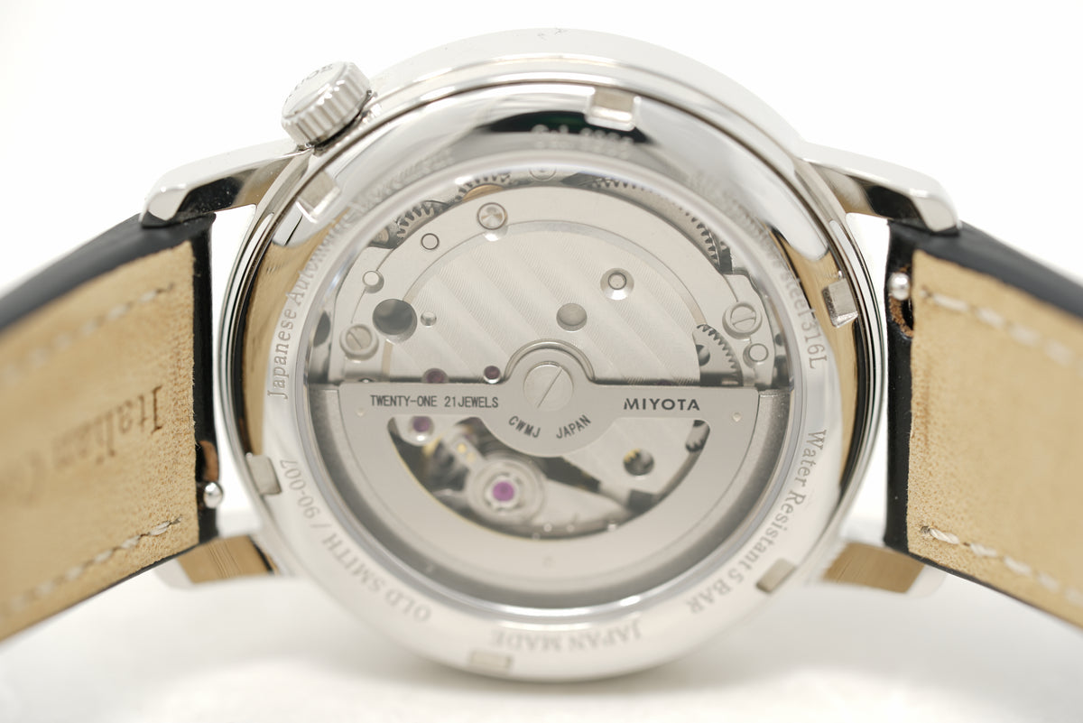 Pre-Owned Kuoe Kyoto Old Smith Automatic Blued Steel Hands 90-007