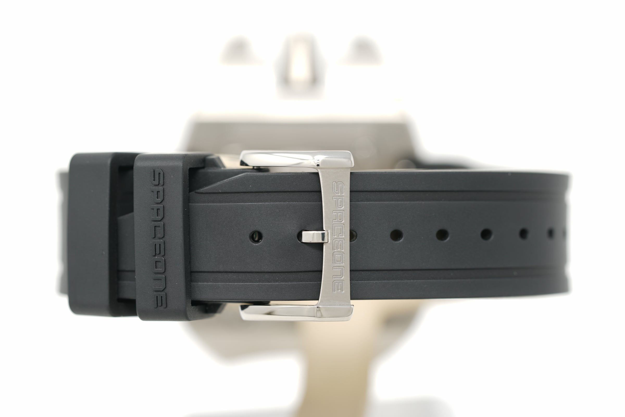 Pre-Owned SpaceOne Brushed Titanium Jumping Hour