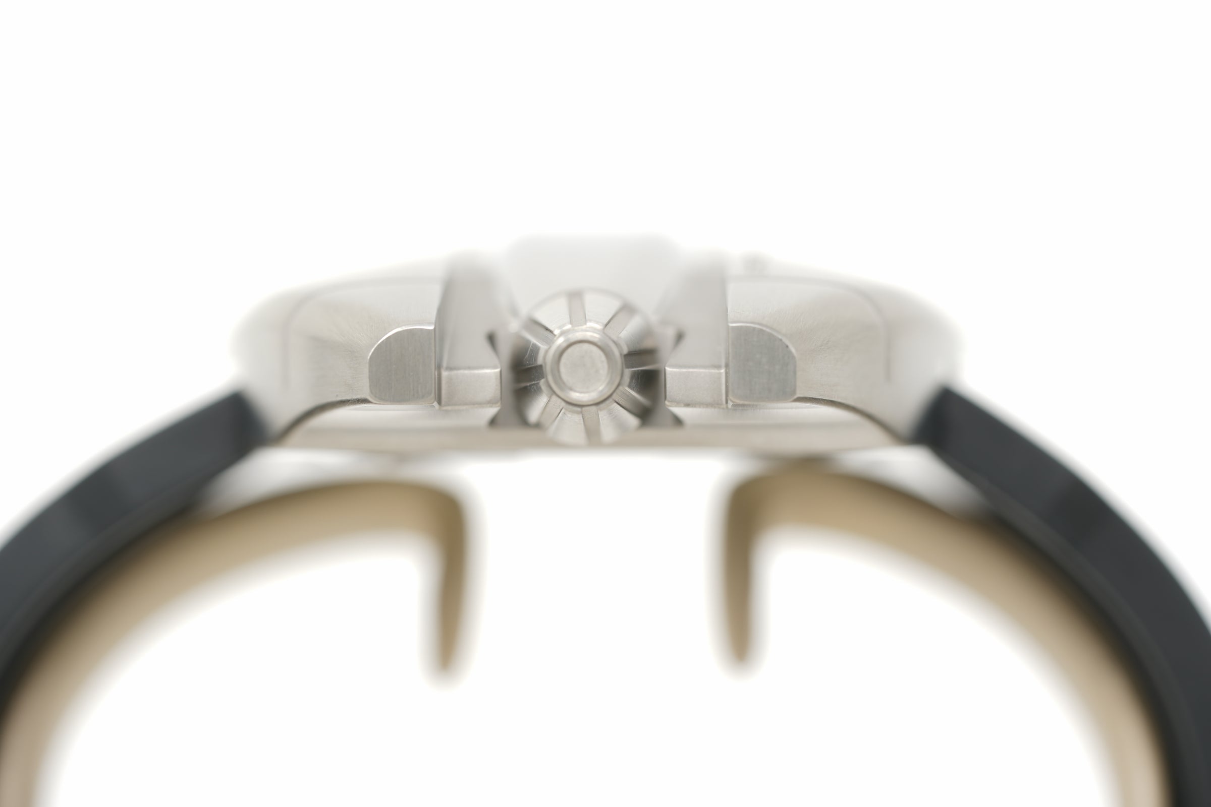 Pre-Owned SpaceOne Brushed Titanium Jumping Hour