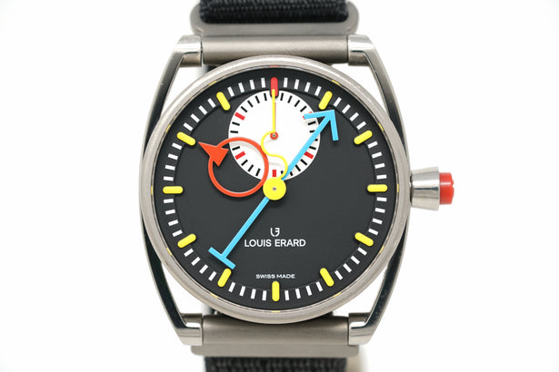 Pre-Owned Louis Erard x Alain Silberstein Le Chrono Monopoussoir 74359TT02.BTT88