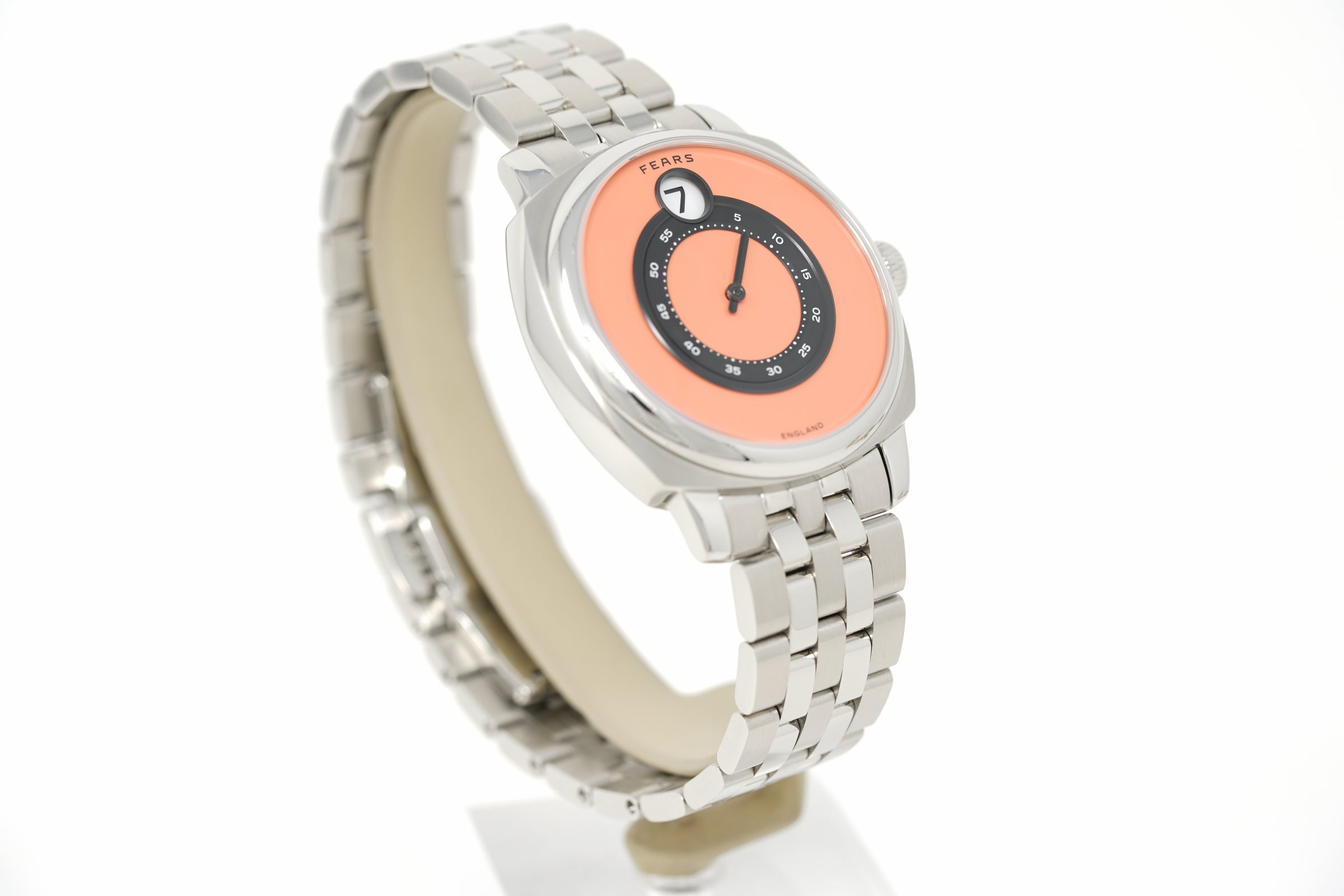 Pre-Owned Fears Brunswick 40.5 Jump Hour Coral Lacquer