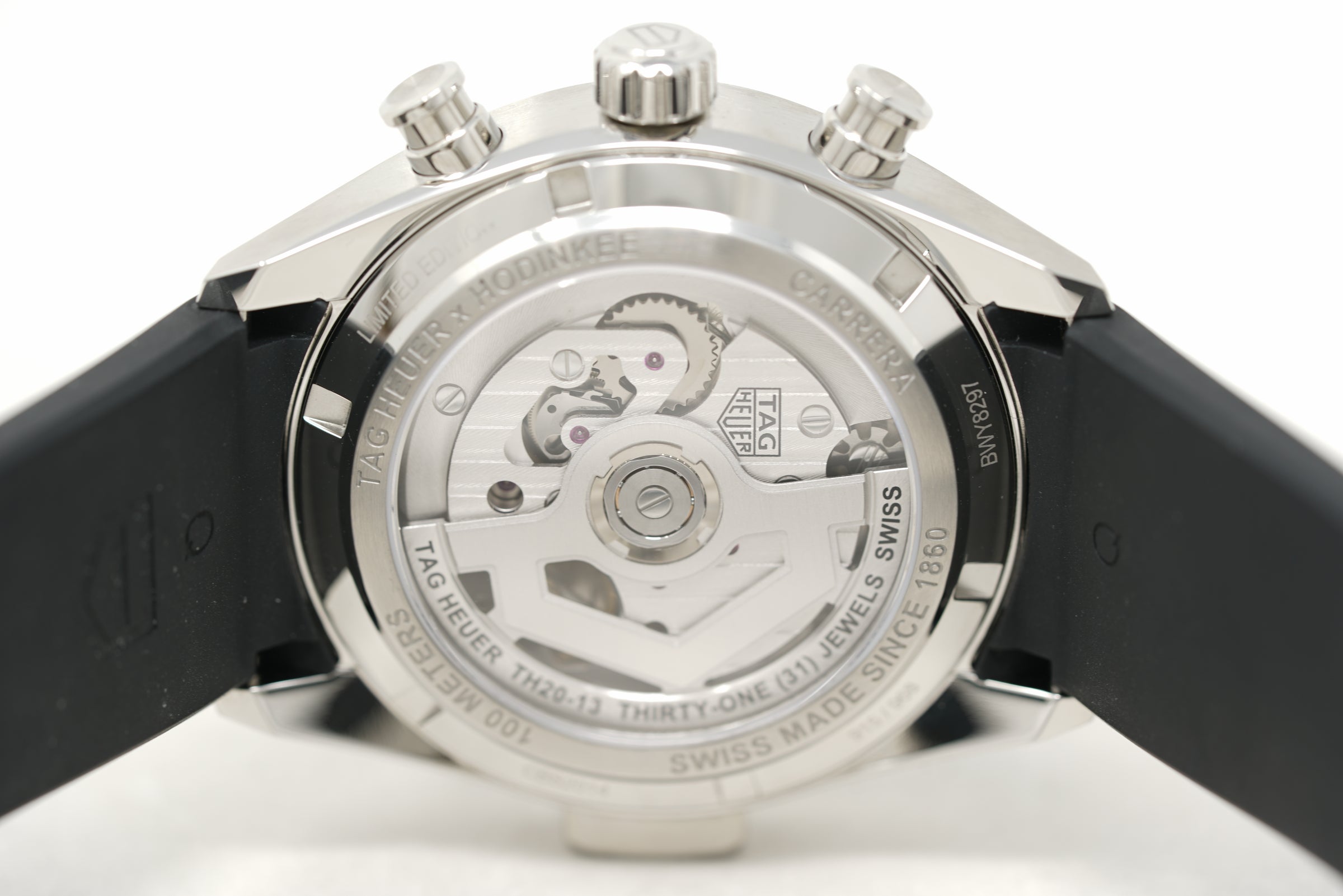 Pre-Owned Tag Heuer x Hodinkee Carrera Chronograph Seafarer CBS2014.FT6293