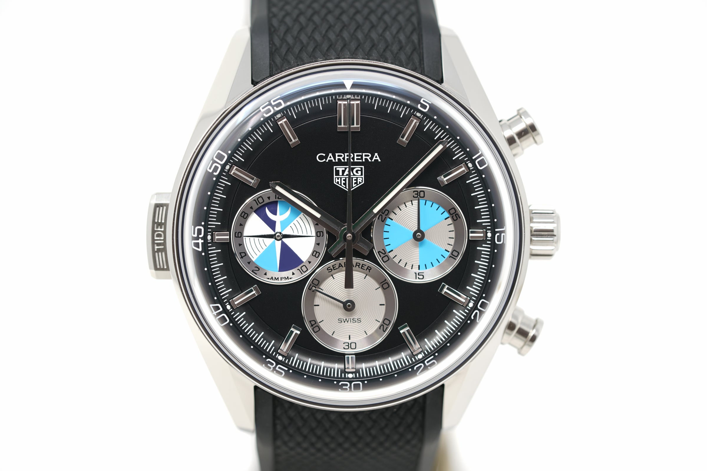 Pre-Owned Tag Heuer x Hodinkee Carrera Chronograph Seafarer CBS2014.FT6293