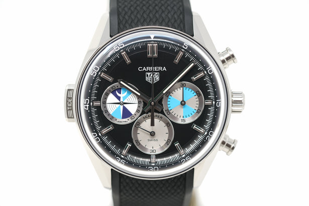 Pre-Owned Tag Heuer x Hodinkee Carrera Chronograph Seafarer CBS2014.FT6293