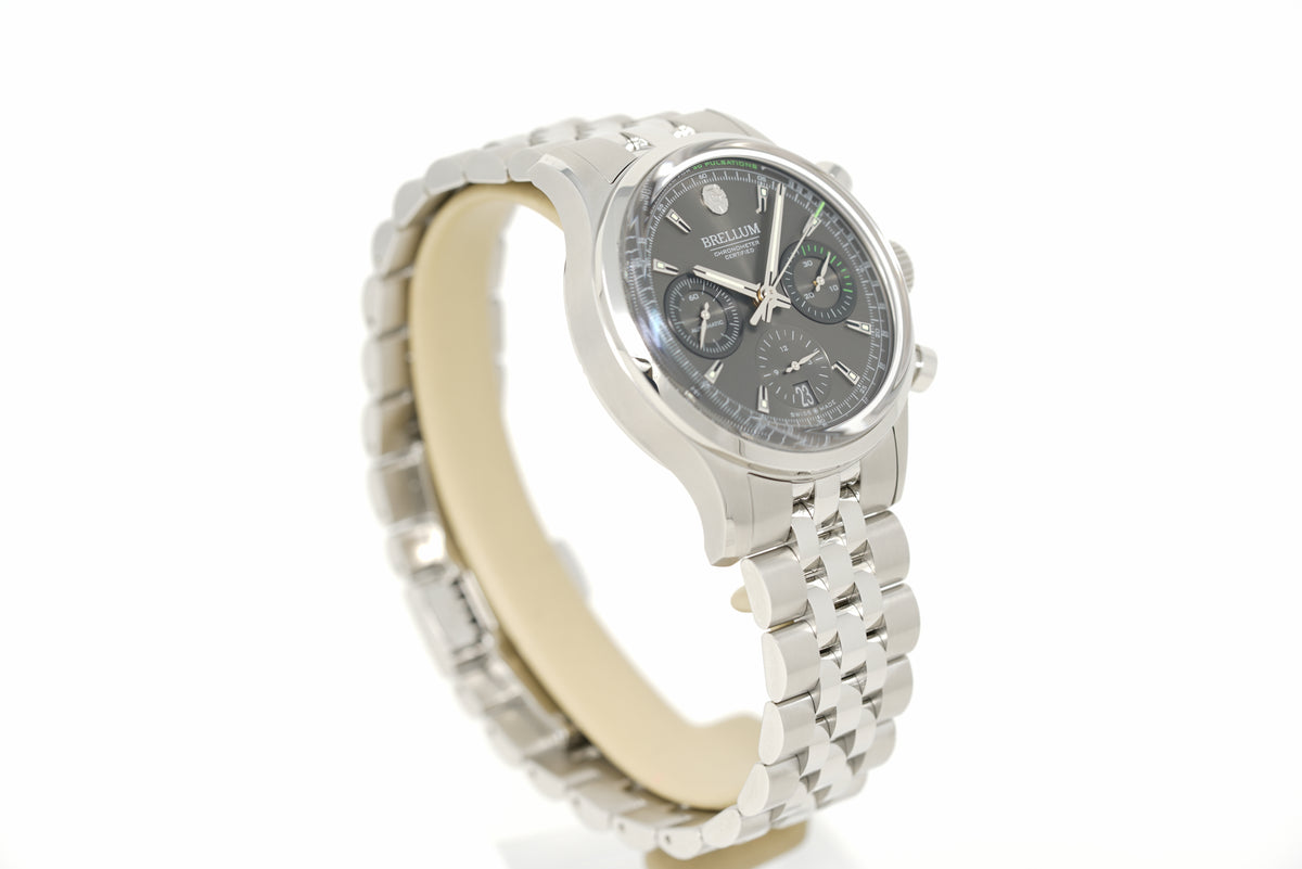 Pre-Owned Brellum Duobox 39 Chronometer Anthracite Limited DB.CH.935