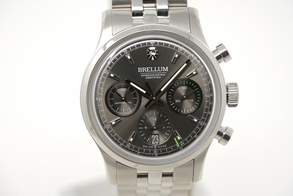 Pre-Owned Brellum Duobox 39 Chronometer Anthracite Limited DB.CH.935