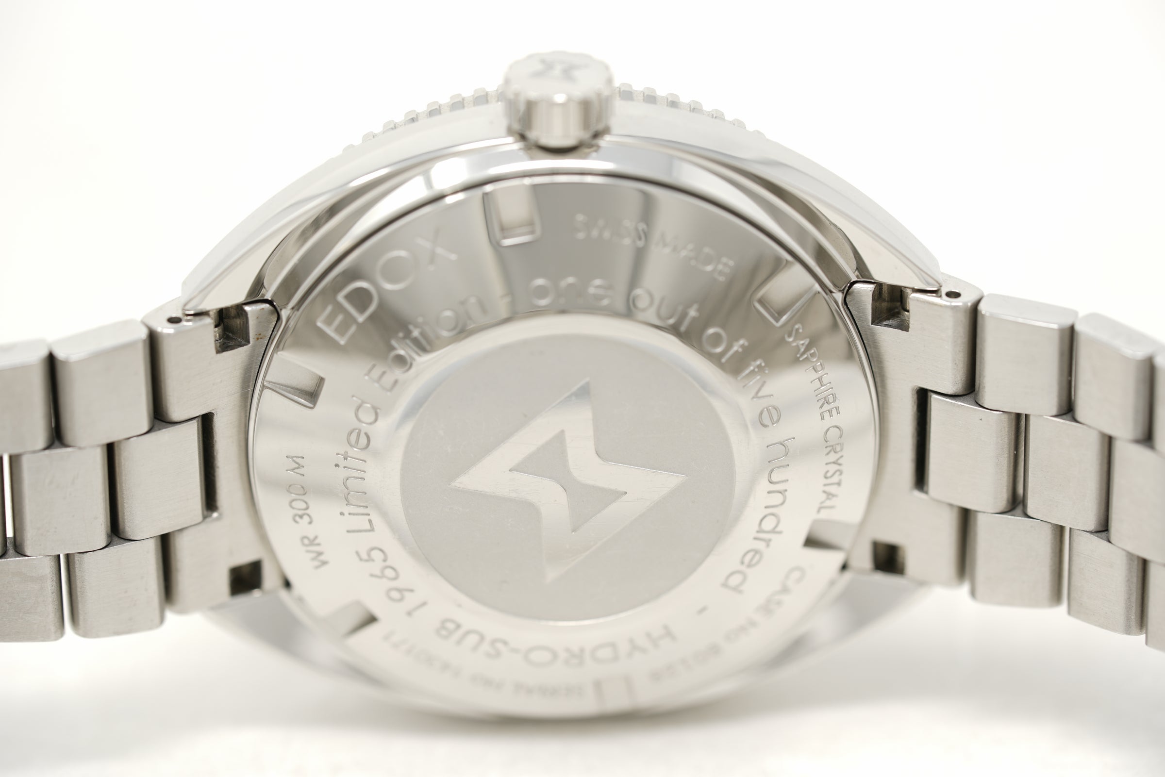 Pre-Owned Edox Hydro-Sub Date Automatic Chronometer 80128 3BUM BUIO