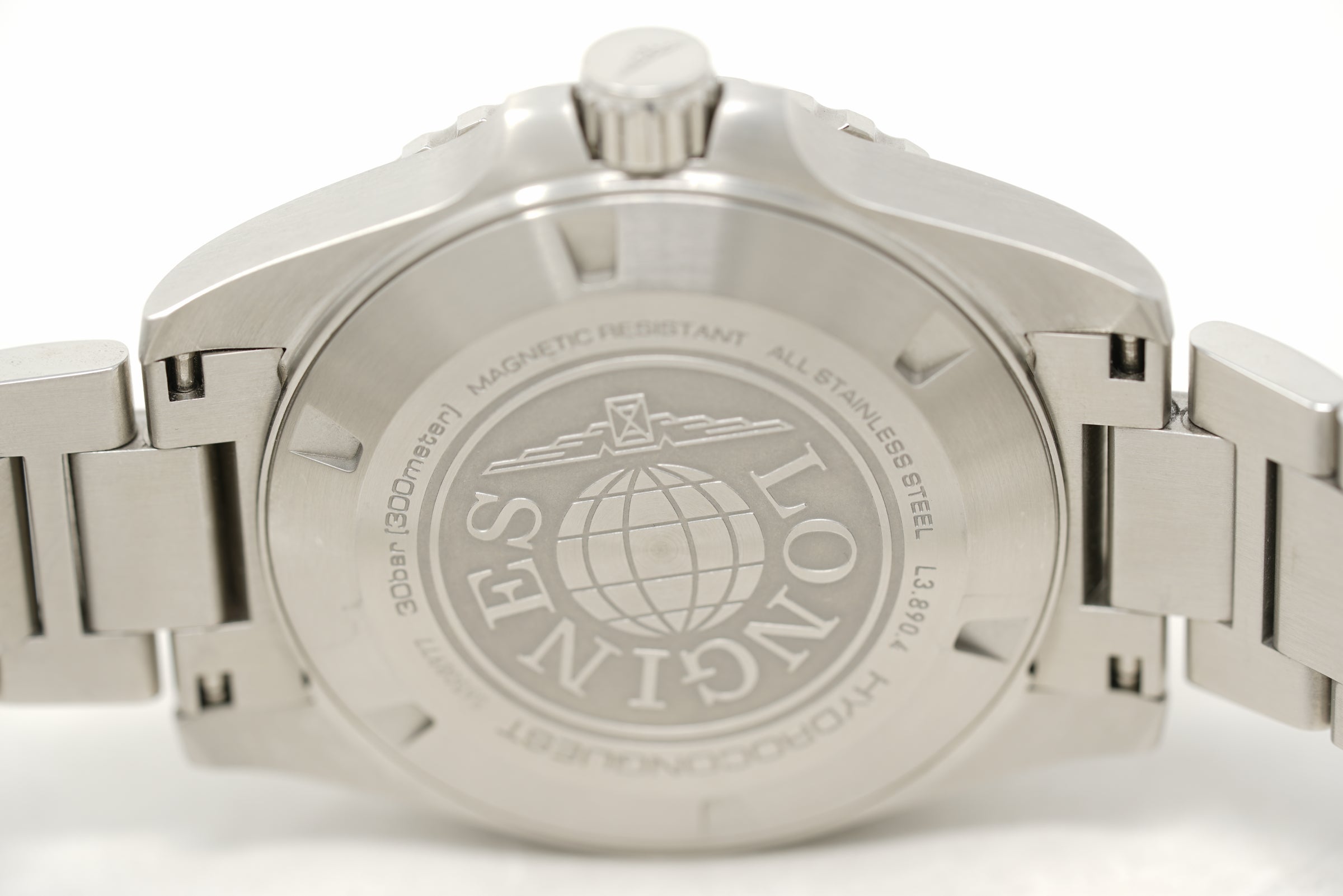 Pre-Owned Longines HydroConquest GMT L3.890.4.96.6