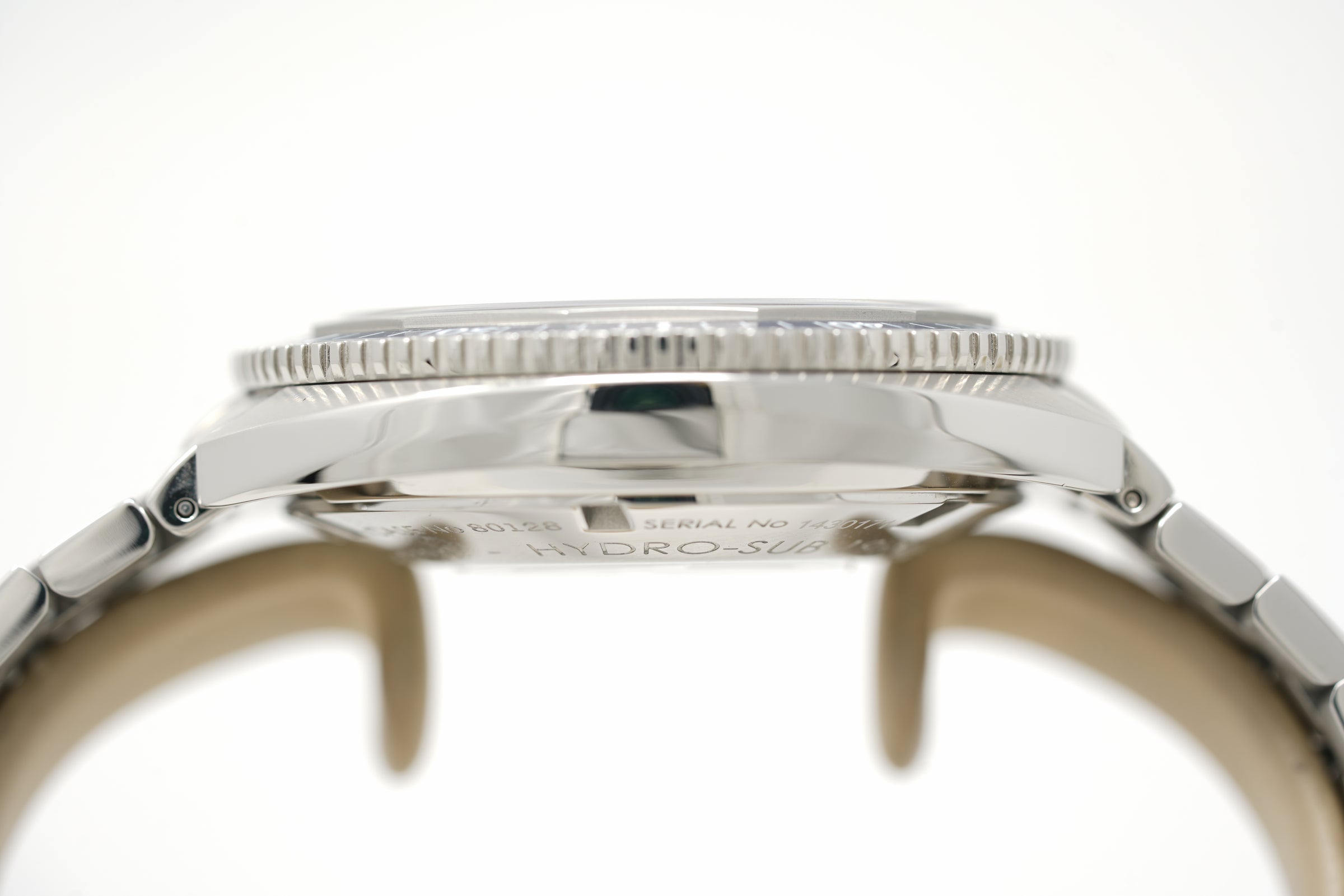 Pre-Owned Edox Hydro-Sub Date Automatic Chronometer 80128 3BUM BUIO