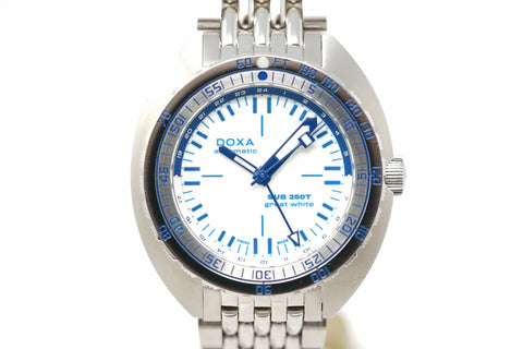 Pre-Owned Doxa SUB 250T GMT 'Great White' Topper Edition 855.10.011.10-SE9