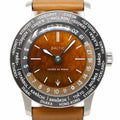 Pre-Owned Baltic Heures du Monde - Worldtimer - Tiger Eye